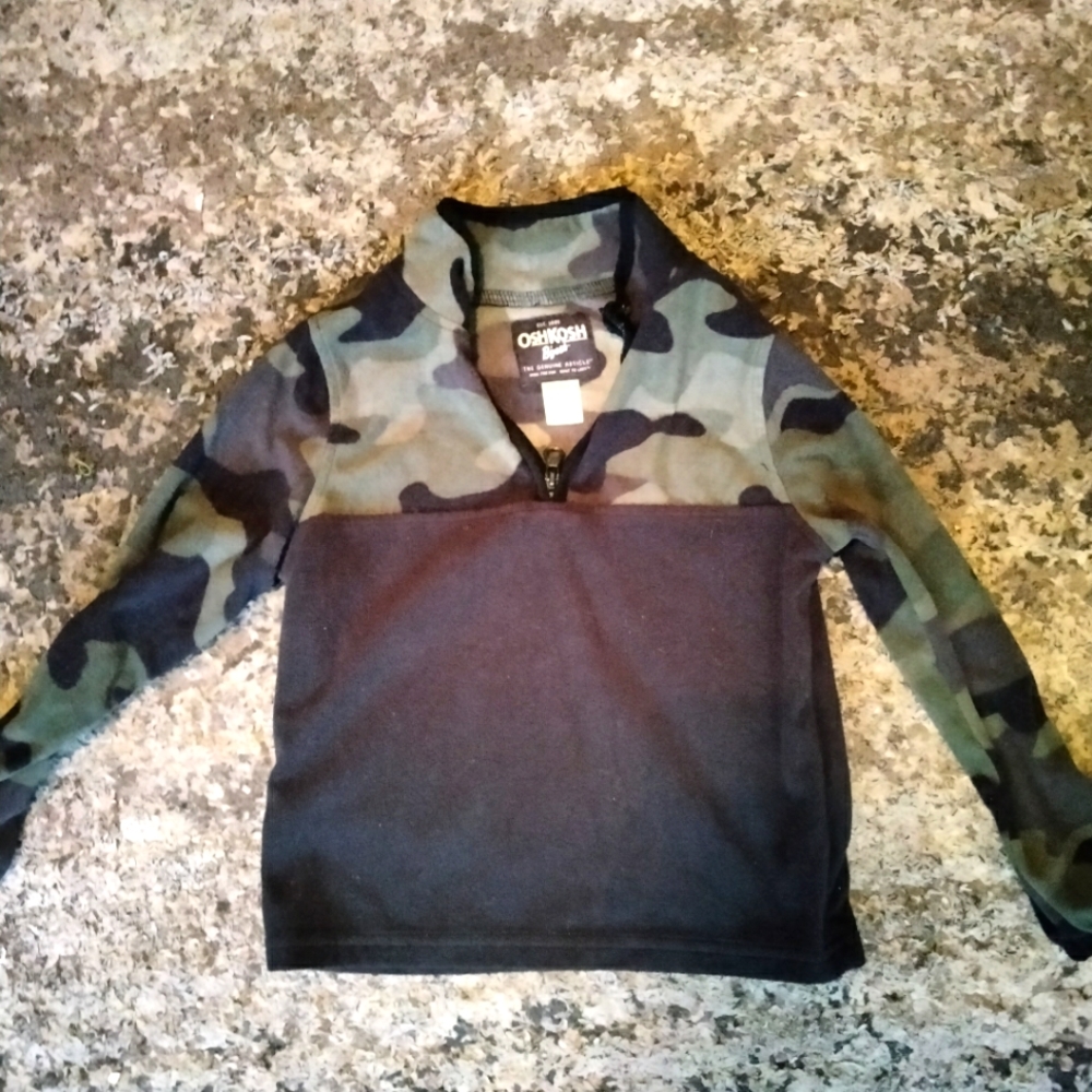 Boys half zip up sweater